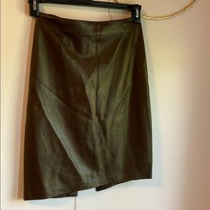 Leather skirt